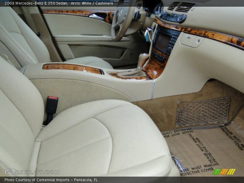 Arctic White / Cashmere 2009 Mercedes-Benz E 350 Sedan