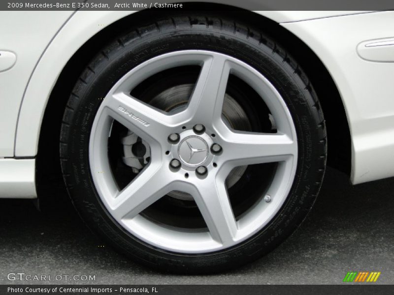 Arctic White / Cashmere 2009 Mercedes-Benz E 350 Sedan