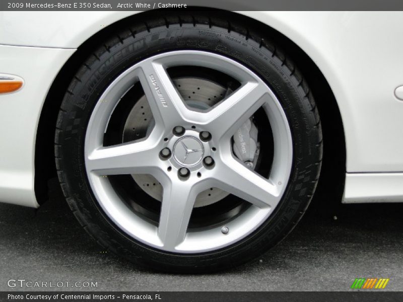 Arctic White / Cashmere 2009 Mercedes-Benz E 350 Sedan