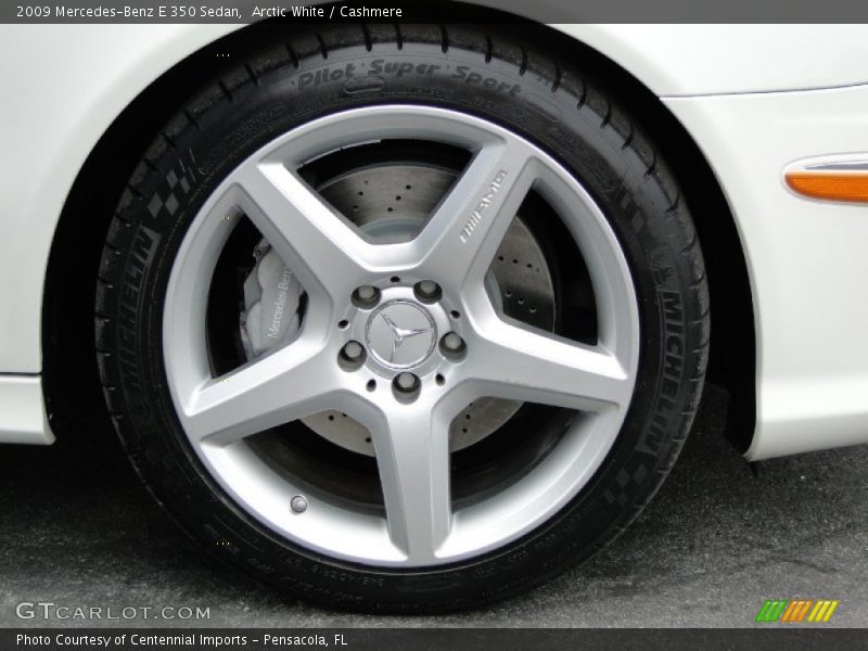 Arctic White / Cashmere 2009 Mercedes-Benz E 350 Sedan