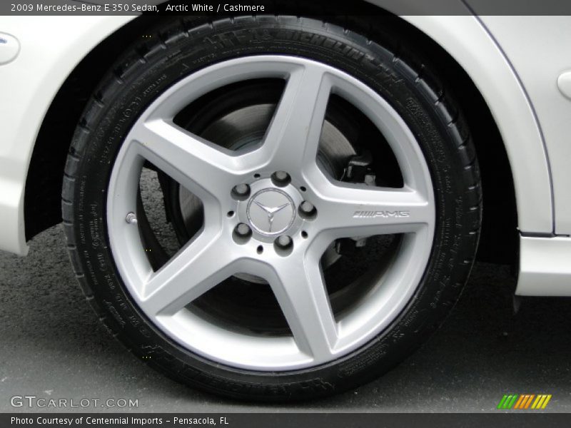Arctic White / Cashmere 2009 Mercedes-Benz E 350 Sedan