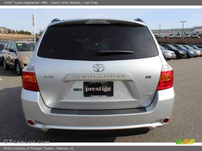 Classic Silver Metallic / Ash Gray 2008 Toyota Highlander 4WD