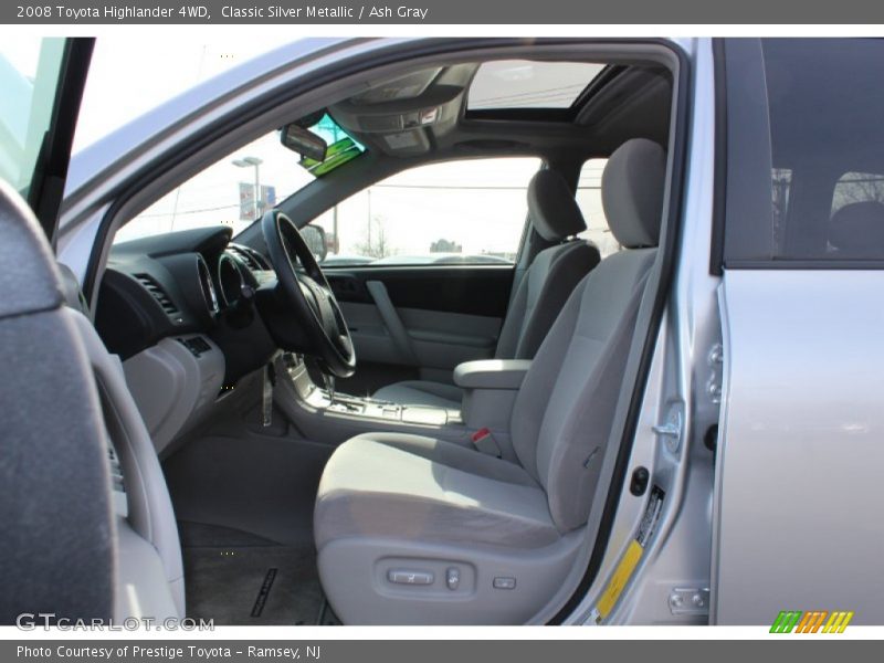 Classic Silver Metallic / Ash Gray 2008 Toyota Highlander 4WD