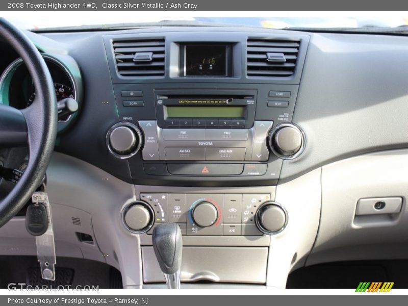 Classic Silver Metallic / Ash Gray 2008 Toyota Highlander 4WD