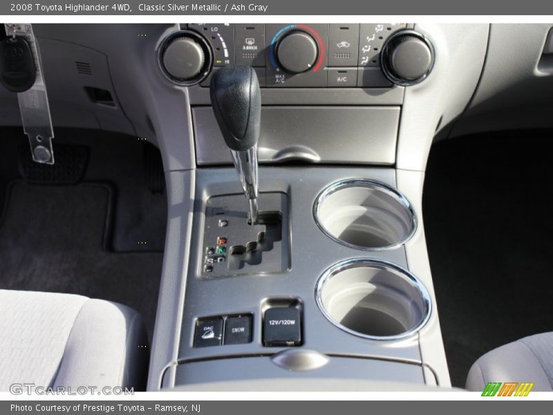 Classic Silver Metallic / Ash Gray 2008 Toyota Highlander 4WD