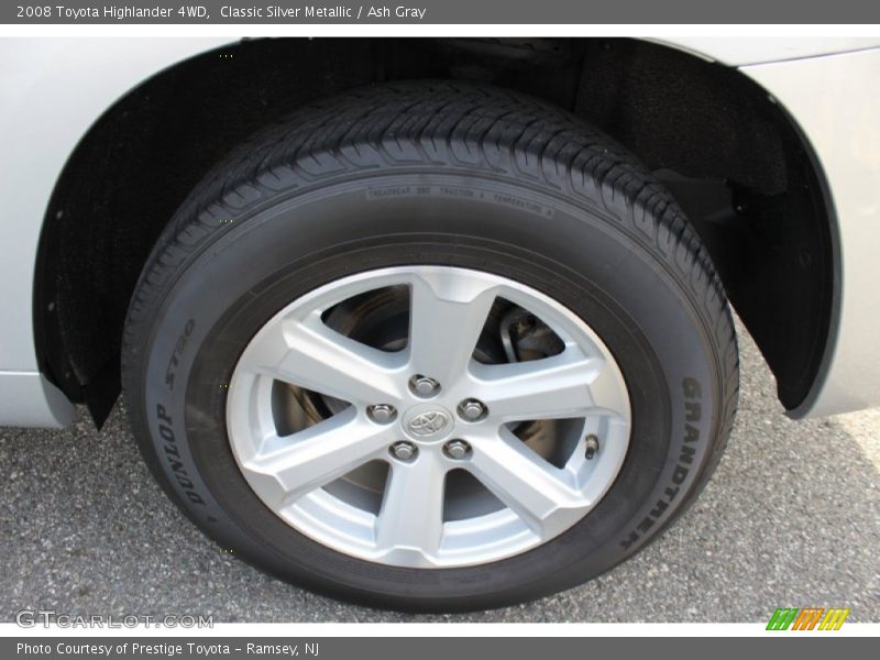 Classic Silver Metallic / Ash Gray 2008 Toyota Highlander 4WD