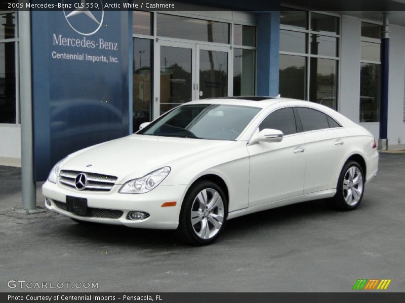 Arctic White / Cashmere 2009 Mercedes-Benz CLS 550