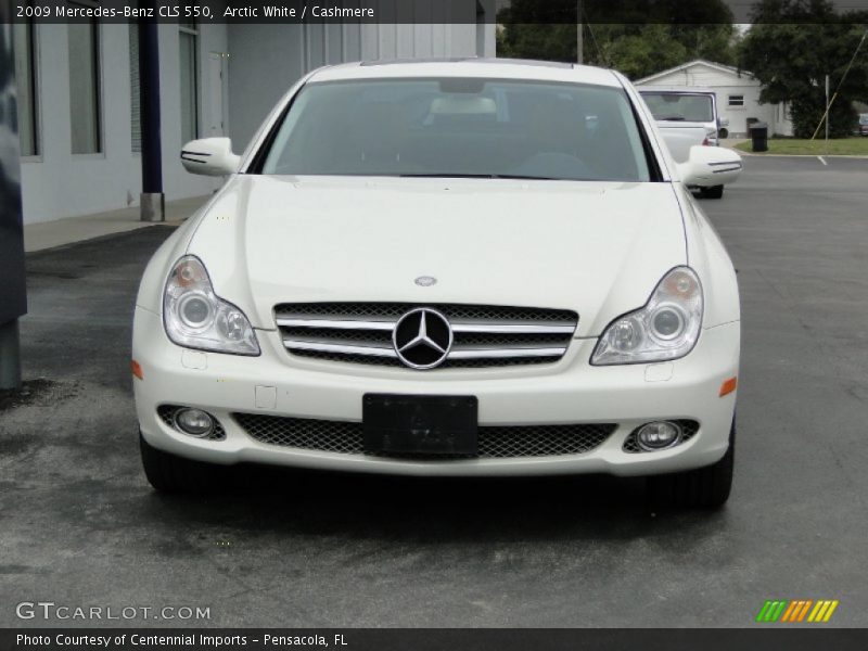 Arctic White / Cashmere 2009 Mercedes-Benz CLS 550