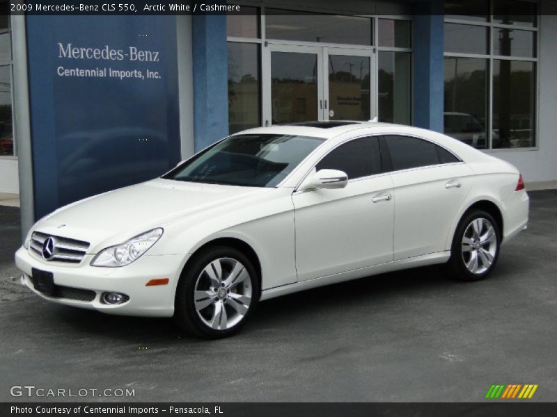 Arctic White / Cashmere 2009 Mercedes-Benz CLS 550