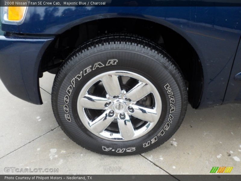 Majestic Blue / Charcoal 2008 Nissan Titan SE Crew Cab