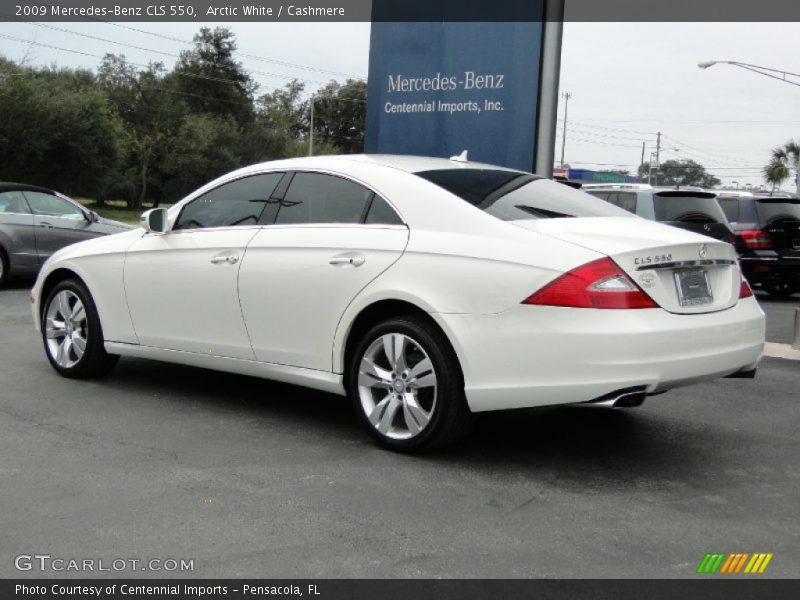 Arctic White / Cashmere 2009 Mercedes-Benz CLS 550