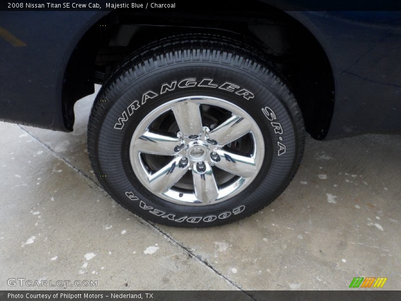 Majestic Blue / Charcoal 2008 Nissan Titan SE Crew Cab