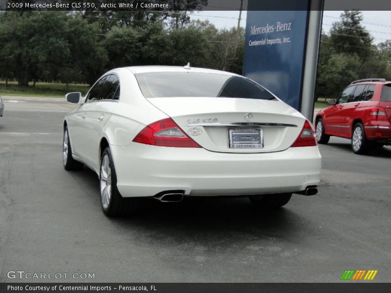 Arctic White / Cashmere 2009 Mercedes-Benz CLS 550
