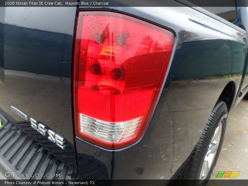 Majestic Blue / Charcoal 2008 Nissan Titan SE Crew Cab