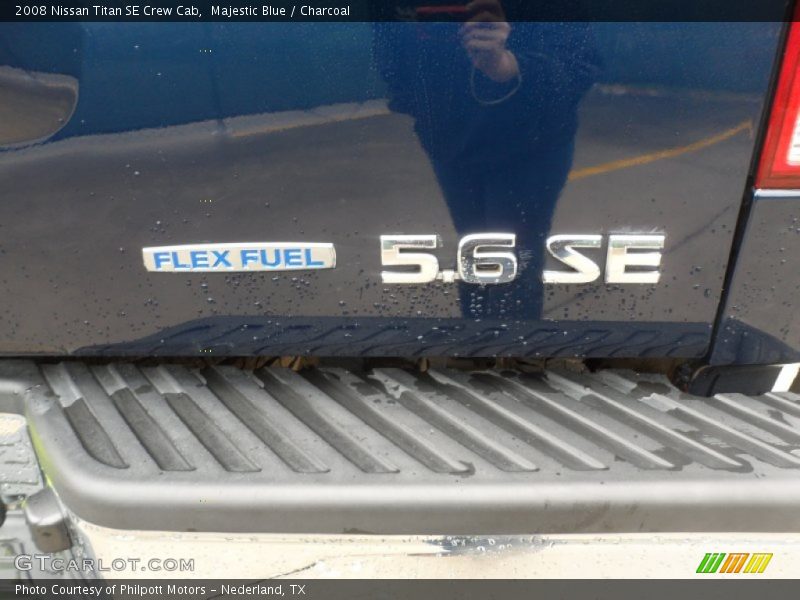 Majestic Blue / Charcoal 2008 Nissan Titan SE Crew Cab