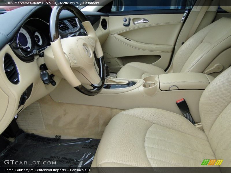 Arctic White / Cashmere 2009 Mercedes-Benz CLS 550