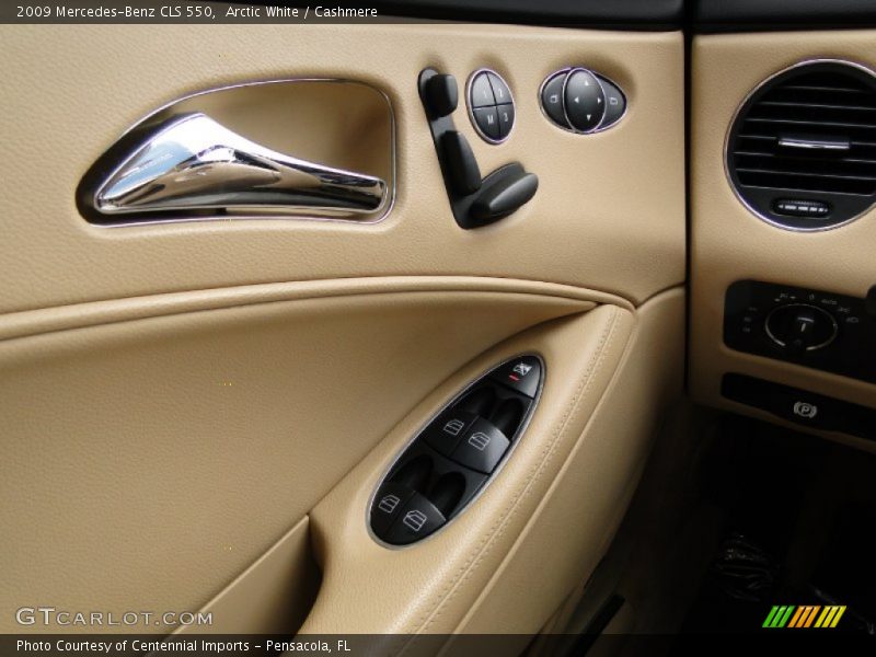 Arctic White / Cashmere 2009 Mercedes-Benz CLS 550