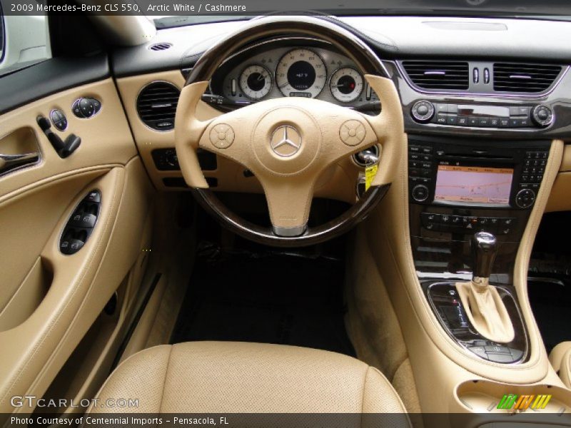 Arctic White / Cashmere 2009 Mercedes-Benz CLS 550