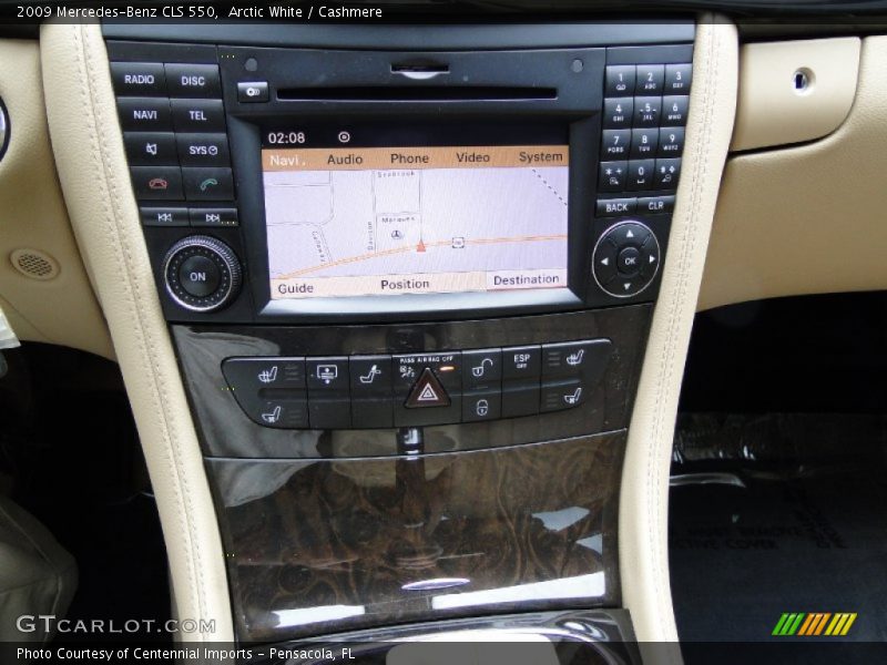 Arctic White / Cashmere 2009 Mercedes-Benz CLS 550