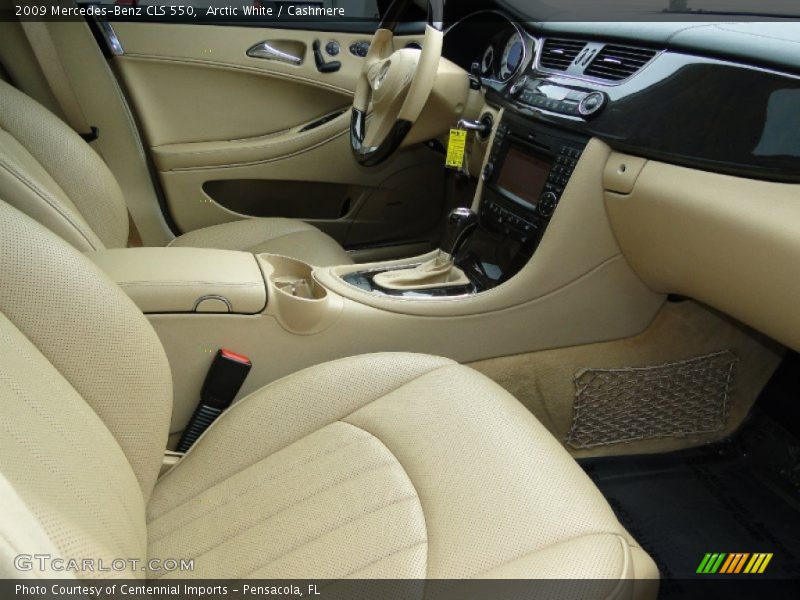 Arctic White / Cashmere 2009 Mercedes-Benz CLS 550