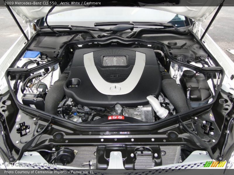 Arctic White / Cashmere 2009 Mercedes-Benz CLS 550