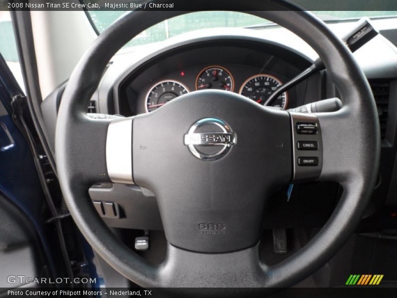 Majestic Blue / Charcoal 2008 Nissan Titan SE Crew Cab