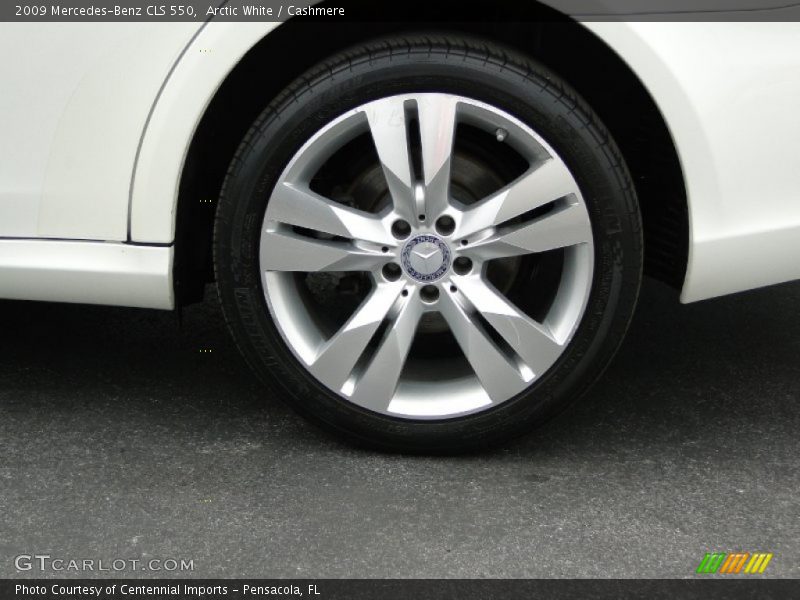 Arctic White / Cashmere 2009 Mercedes-Benz CLS 550