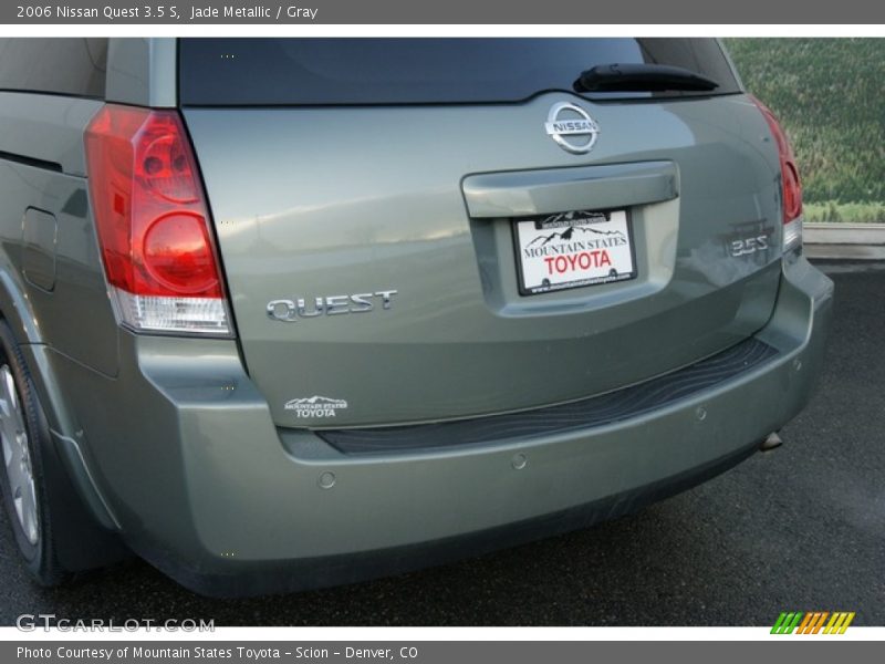 Jade Metallic / Gray 2006 Nissan Quest 3.5 S