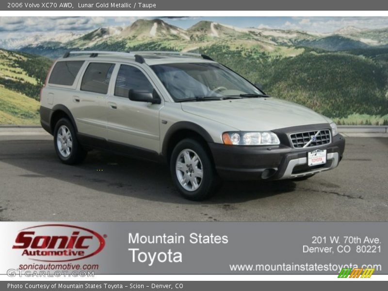 Lunar Gold Metallic / Taupe 2006 Volvo XC70 AWD