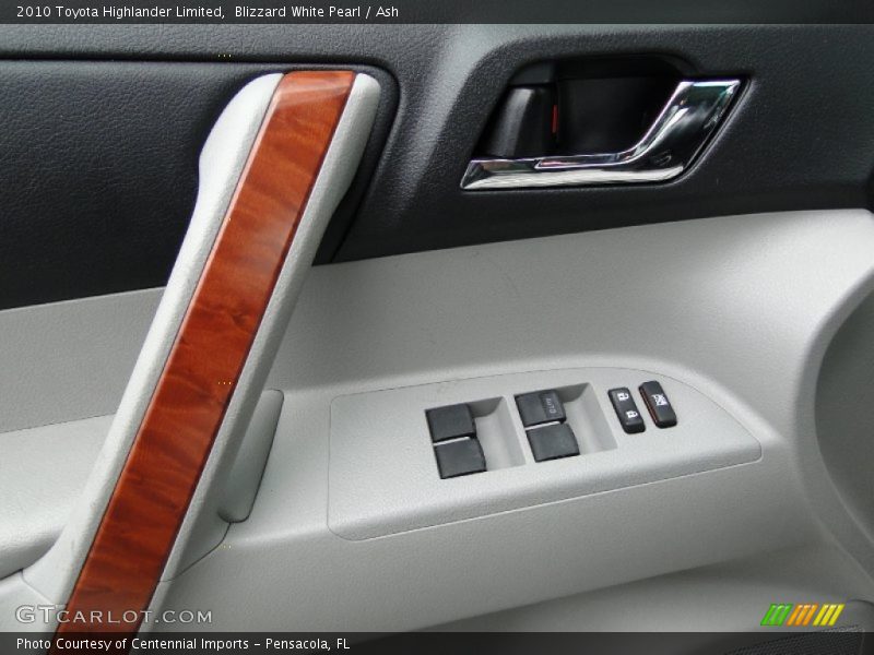 Blizzard White Pearl / Ash 2010 Toyota Highlander Limited