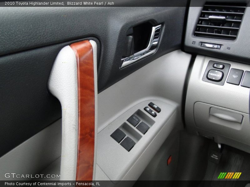 Blizzard White Pearl / Ash 2010 Toyota Highlander Limited