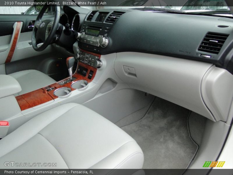 Blizzard White Pearl / Ash 2010 Toyota Highlander Limited
