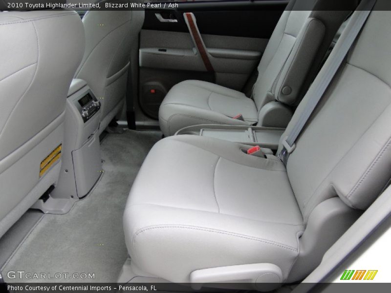 Blizzard White Pearl / Ash 2010 Toyota Highlander Limited