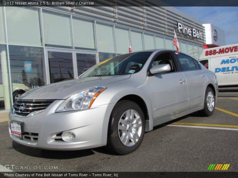 Brilliant Silver / Charcoal 2012 Nissan Altima 2.5 S