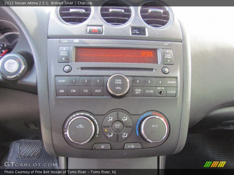 Brilliant Silver / Charcoal 2012 Nissan Altima 2.5 S