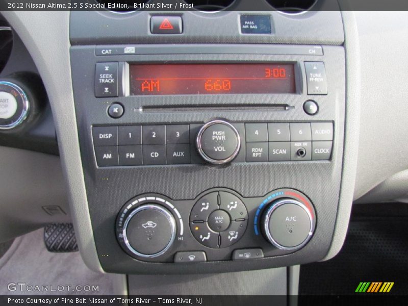 Brilliant Silver / Frost 2012 Nissan Altima 2.5 S Special Edition