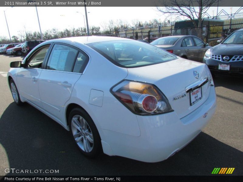 Winter Frost White / Blond 2011 Nissan Altima 3.5 SR