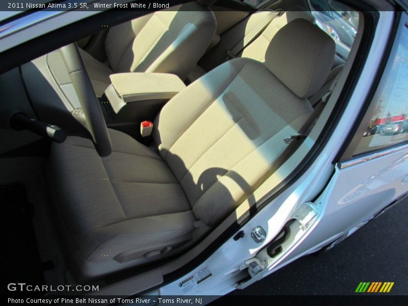 Winter Frost White / Blond 2011 Nissan Altima 3.5 SR