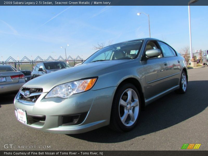 Seacrest Green Metallic / Warm Ivory 2009 Subaru Legacy 2.5i Sedan