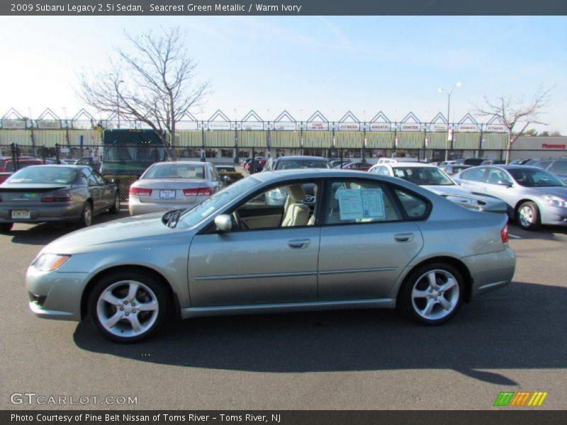 Seacrest Green Metallic / Warm Ivory 2009 Subaru Legacy 2.5i Sedan