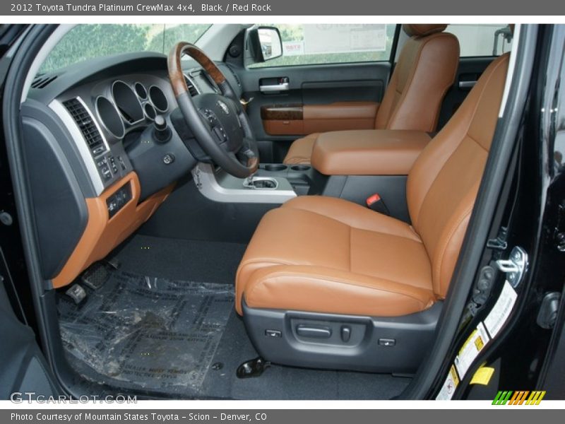  2012 Tundra Platinum CrewMax 4x4 Red Rock Interior