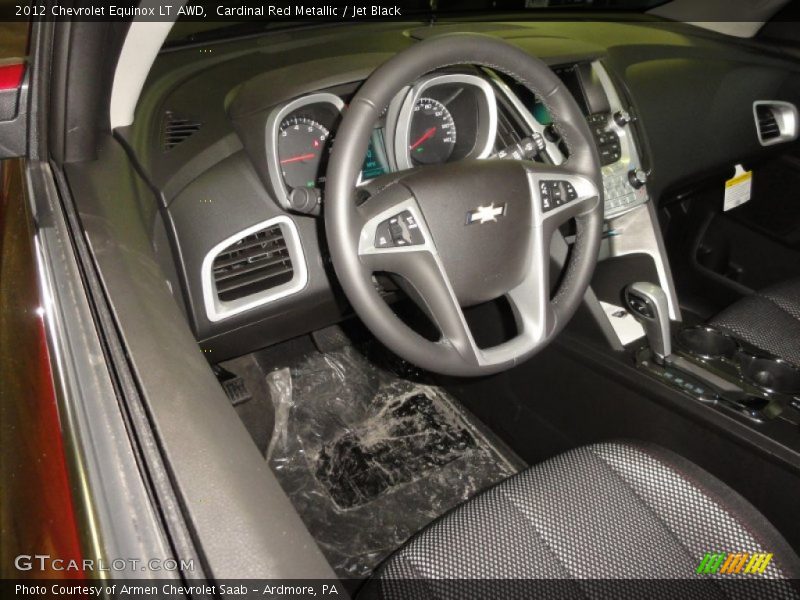 Cardinal Red Metallic / Jet Black 2012 Chevrolet Equinox LT AWD