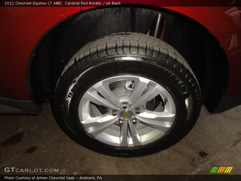 Cardinal Red Metallic / Jet Black 2012 Chevrolet Equinox LT AWD