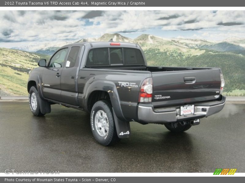 Magnetic Gray Mica / Graphite 2012 Toyota Tacoma V6 TRD Access Cab 4x4
