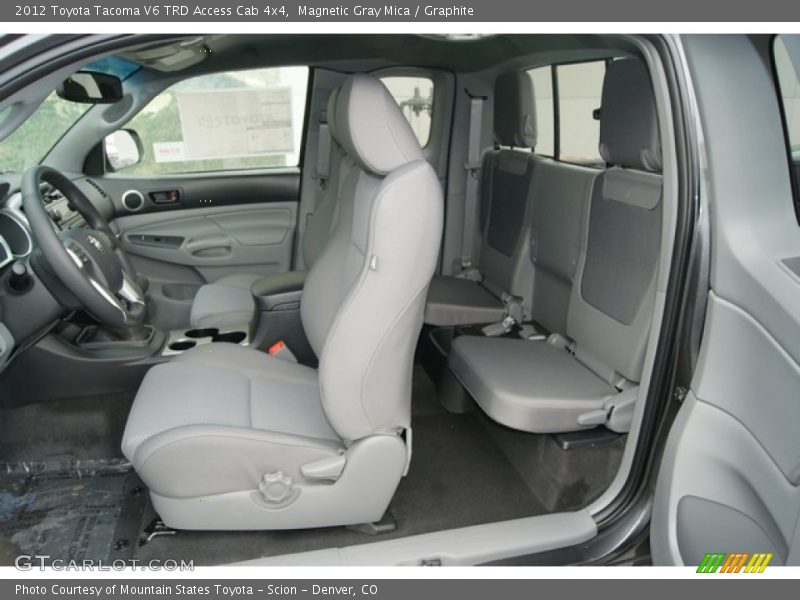  2012 Tacoma V6 TRD Access Cab 4x4 Graphite Interior