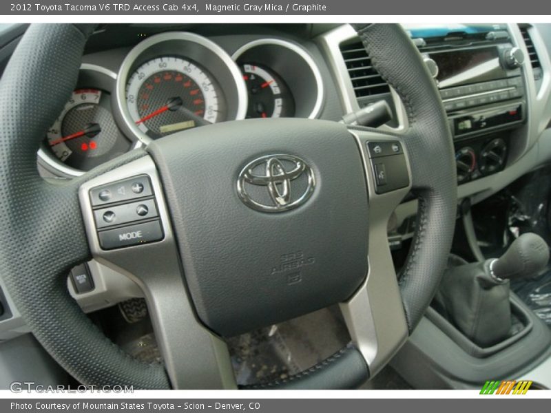 Magnetic Gray Mica / Graphite 2012 Toyota Tacoma V6 TRD Access Cab 4x4