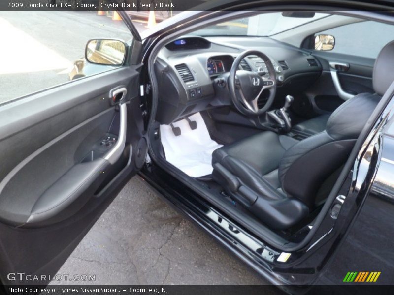  2009 Civic EX-L Coupe Black Interior