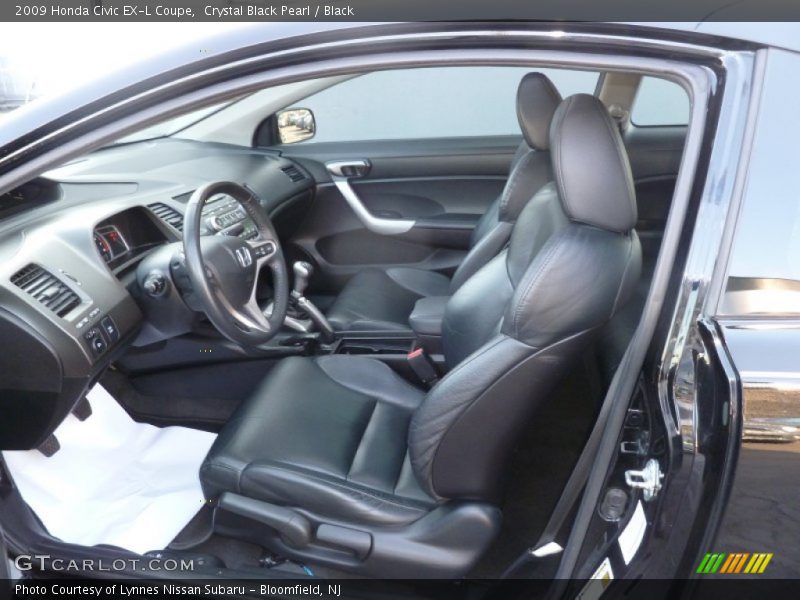 Front Seat of 2009 Civic EX-L Coupe