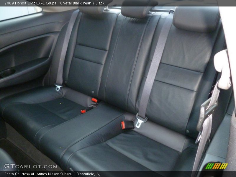 Rear Seat of 2009 Civic EX-L Coupe
