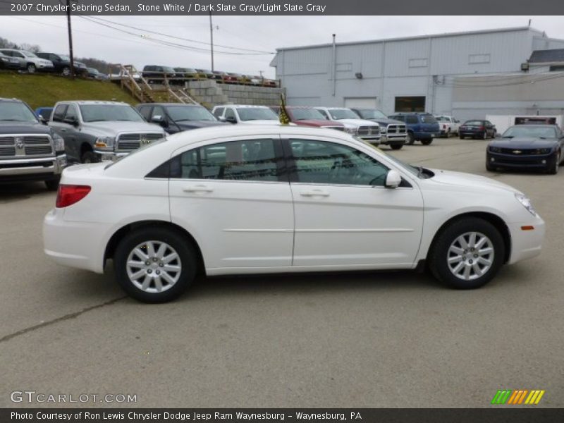 Stone White / Dark Slate Gray/Light Slate Gray 2007 Chrysler Sebring Sedan